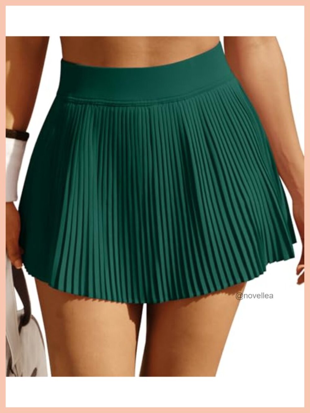 Pleated Tennis Skort High Waisted Athletic Skirt with Pockets